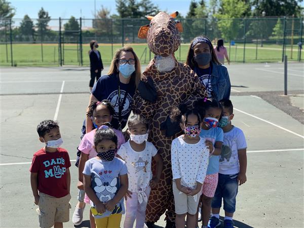 Ms. Davis' class meets Georgie.